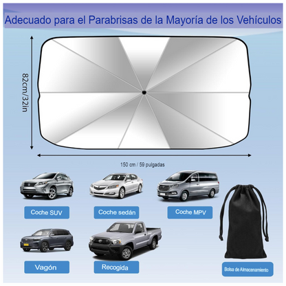 Reflextor™ - Parasol plegable para autos retractil